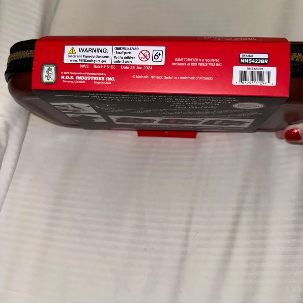 Nintendo Brown Game Traveler Case
